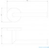 Omnires Modern Project uchwyt na papier toaletowy biały mat MP60510WM